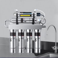 Système de filtration d'eau UV à 6 étages OEM, purificateur électrique en acier inoxydable pour l'eau potable à domicile et à l'hôtel