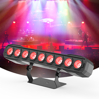 60W 9LED Wash Light RGBW 4in1 Party Disco DJ Bar Lights DMX Stroboscope Effect Stage Wall Wash Light