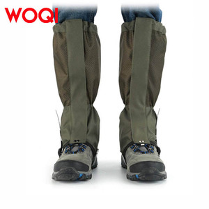 Polainas de nieve WOQI de nailon y algodón, impermeables, ajustables, para esquí, senderismo, uso en invierno al aire libre, unisex, talla adulto. - Product Image 1