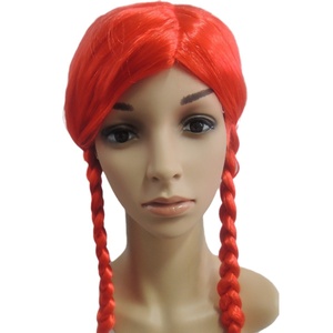 Parrucca Cosplay Principessa <span class=keywords><strong>Elsa</strong></span> <span class=keywords><strong>Frozen</strong></span>, Stile Beige, Capelli Intrecciati in Seta Sintetica - Product Image 4