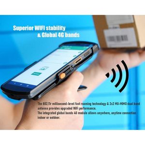 Archer Handheld Mobile Computer 5.7 Touch Screen Android 9.0 Industrial Barcode Scanner <b>WiFi</b> 4G 128GB Intel N4020 - Product Image 6