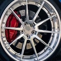 Jantes forgées en 2 parties de 18, 19, 20, 21 et 22 pouces, design concave, pour Dodge Charger SRT, Corvette C6, C7, C8 Z06, BMW G80 M3, M4, Audi