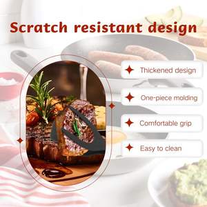 Pinzas para espátula 2 en 1 de grado alimenticio, pinzas para espátula con aleta de huevo, pinzas para espátula para cocina casera, herramienta de cocina - Product Image 6