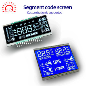 Tùy chỉnh thực hiện 7 Màn hình <span class=keywords><strong>LCD</strong></span> hiển thị với kim loại pin kết nối hiển thị nhỏ <span class=keywords><strong>LCD</strong></span> <span class=keywords><strong>Meter</strong></span> Màn hình phân khúc hiển thị - Product Image 3