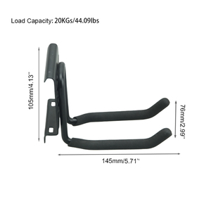 Bốn inch sâu đôi móc treo tường móc & Tường Tổ chức treo tường móc - Product Image 3