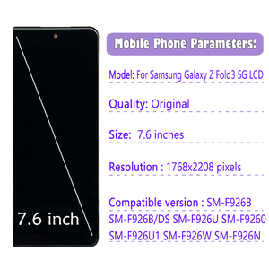 Écran double <span class=keywords><strong>Z</strong></span> <span class=keywords><strong>Fold</strong></span> 2 pour Samsung <span class=keywords><strong>Fold</strong></span> <span class=keywords><strong>4</strong></span> pour Samsung Galaxy <span class=keywords><strong>Fold</strong></span> <span class=keywords><strong>Z</strong></span> 3 5g Écran LCD interne - Product Image 3