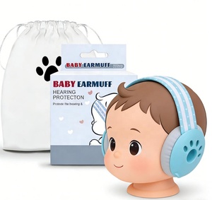 <span class=keywords><strong>Casque</strong></span> anti-<span class=keywords><strong>bruit</strong></span> 2-en-1 <span class=keywords><strong>pour</strong></span> bébé avec serre-tête réglable, idéal <span class=keywords><strong>pour</strong></span> l'extérieur, <span class=keywords><strong>pour</strong></span> nourrissons et tout-petits, <span class=keywords><strong>pour</strong></span> un sommeil apaisant - Product Image 1