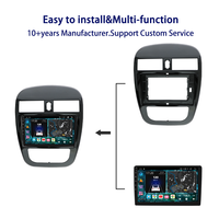 Meihua Car Audio 10.1 "Grand écran DVD Fascia Frame Adapter pour Dongfeng Fengxing Joyear 2Din Dash Installation Panel Frame Kit
