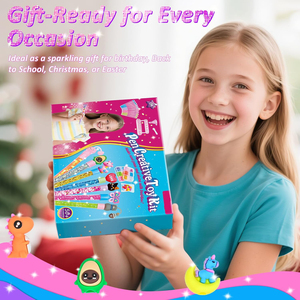 50 एक्सेसरीज़ diy पेन बनाने की किट, 12 स्पार्कली पेन बनाने की किट, मजेदार पेन निर्माता स्टूडियो - Product Image 5