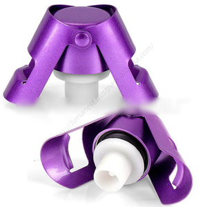Tapón de Acero Inoxidable CL358 para Champaña, Herramienta de Bar, Sellador de Botellas de Vino Espumoso, Tipo Push Inflable, Venta al por Mayor - Product Image 5