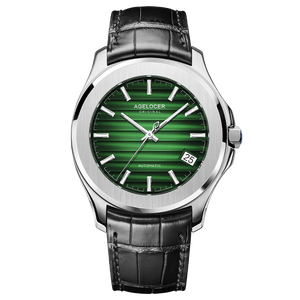 Montre <span class=keywords><strong>AGELOCER</strong></span> Original Baikal pour homme, grand calendrier, montre mécanique automatique formelle pour affaires, cadeau d'anniversaire pour homme - Product Image 6
