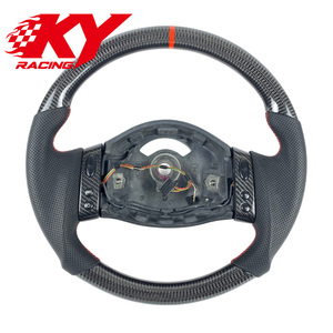 Volante Deportivo Personalizado de Fibra de Carbono Forjado con LED para Mini R50 One Cabrio JCW Clubman Cooper S Countryman Paceman - Product Image 1