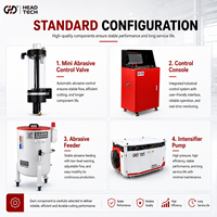 Machine de découpe à eau CNC HEAD pour panneaux composites, feuilles de caoutchouc, mousse et joints industriels