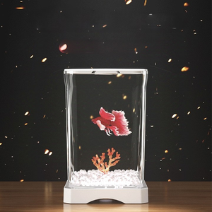 Transparent Betta <strong>Fish</strong> <strong>Tank</strong> for Displaying Aquatic Life Premium <strong>Aquarium</strong> <strong>Fish</strong> <strong>Tank</strong> - Product Image 3
