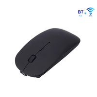 Komputer Gaming Senyap Asli Shenzhen Rose Gold Mouse 2.4Ghz Nirkabel LED Backlit 1200DPI Desain Ergonomis