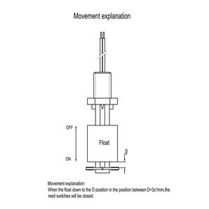 מתג צפות מפלס מי צף/מד חיישן נוזל אלקטרוני מתג עבור חימום מים - Product Image 6