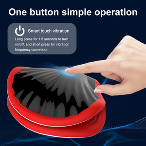 Male Shell Trainer Glans Masturbator Airplane Cup Exerciser <b>Vibrating</b> Soft Pocket Size Adult Toys IPX5 Waterproof Real Sex Feel - Product Image 3
