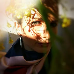 ต่างหูแบบห้อยสำหรับผู้หญิง สไตล์พังก์ ทันสมัย ดีไซน์รูปทรงเรขาคณิต ลายพืช ชุบทองคำสีกุหลาบ ประดับด้วยเพชรคิวบิกเซอร์โคเนียและคริสตัล <span class=keywords><strong>LAMOON</strong></span> - Product Image 2