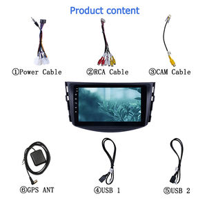 9 pouces 2.5D IPS écran voiture GPS stéréo Radio pour <span class=keywords><strong>Toyota</strong></span> <span class=keywords><strong>RAV4</strong></span> <span class=keywords><strong>2007</strong></span> 2008 2009 2010 2011 2012 2013 Support caméra arrière - Product Image 6
