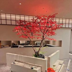 Grande albero di acero rosso artificiale interno/esterno per alberghi centri commerciali bionici <span class=keywords><strong>piante</strong></span> verdi semplice decorazione in fibra di vetro forgiata - Product Image 5