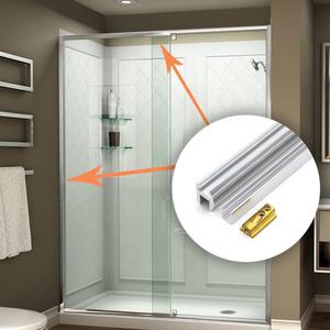 ชุดส่วนหัวของประตูห้องอาบน้ำอลูมิเนียมอัลลอย6063-T5 HEADER06จูเนียร์95 "CRL - Product Image 2