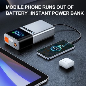 Hot Phụ Kiện Xe Hơi 6 trong 1 3000A LED hiển thị xách tay siêu tụ điện nhảy khởi động máy bơm không khí lốp <span class=keywords><strong>Inflator</strong></span> cho lốp xe - Product Image 3