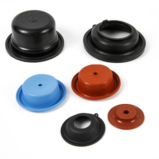 Custom EPDM NBR FKM Brake Rubber Diaphragms Fabric Reinforced for Gas Meter & Padder High Performance Rubber Products