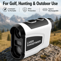 Télémètre de chasse camouflage INORM LAB 1200 750mAh avec batterie lithium rechargeable intégrée, optique 6X, étanche, verrouillage de la visée, golf