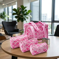 Bolsa de Mano Unisex de Moda, Hecha a Mano, con Estampado de Bloques Invernal, Forro de Lona de Algodón Acolchado, con Cierre Abierto, Grande, Reutilizable, para Compras, de RR Textiles