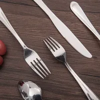 5pcs ensemble de vaisselle en acier inoxydable écologique cuillère fourchette vaisselle couverts pour les fêtes fabriquées par nom