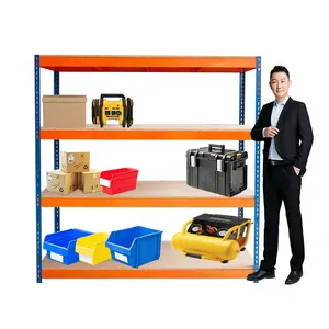 Industrial Garage Adjustable Steel Rack Shelves Racking Stackable Warehouse Storage Rack Shelf Warehouse Heavy Duty 500kg