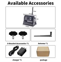Kit d'application de caméra de recul solaire magnétique sans fil 5G WiFi Base magnétique énergie solaire et batterie intégrée pour RV voiture camion
