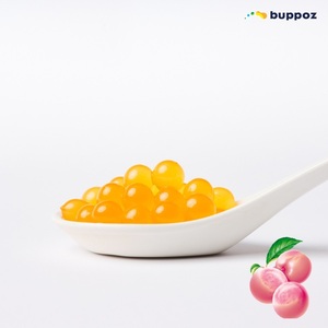 Pépites de Boba à la pêche 490g en pot Halal HACCP pour les magasins de Bubble Tea et de thé au lait OEM - Product Image 1