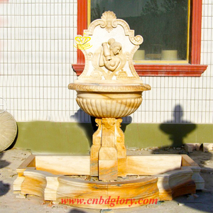 Fontaine de statue de <span class=keywords><strong>petit</strong></span> garçon urinant en bronze avec sculpture murale en marbre - Product Image 2