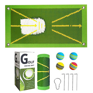 <b>Golf</b> Swing <b>Mat</b> With Sequin Impact Mark Direction Detection For Practice Training Aid - Product Image 1