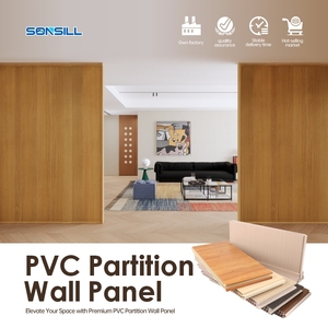 Panel <span class=keywords><strong>de</strong></span> PVC SONSILL al por Mayor, con Diseño <span class=keywords><strong>de</strong></span> <span class=keywords><strong>Madera</strong></span>, Impermeable, <span class=keywords><strong>para</strong></span> Separación <span class=keywords><strong>de</strong></span> Paredes Interiores - Product Image 3