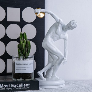 Custom <strong>Athlete</strong> Models Resin Sportman Statue Discus Thrower Sculpture Polyresin Athletic <strong>Figurines</strong> for Living Room Office Decor - Product Image 3
