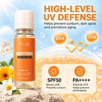 Vente en gros de crème hydratante pour le visage, éclaircissante, légère, soin de la peau, haute qualité, crème solaire personnalisée pour peau de verre, SPF 50, spray