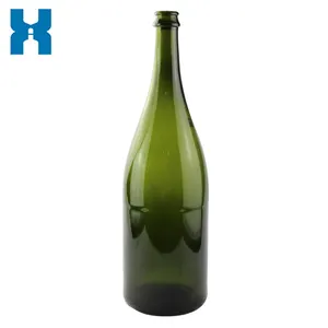 מפעל מחיר שמפניה בקבוק 700Ml 750Ml בקבוק עם פקק משקאות מותאם אישית יין בקבוקים