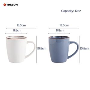 TRESUN Factory Supply : Mugs Halloween décoratifs de haute qualité, entièrement décorés, en céramique blanche, grand format. - Product Image 4