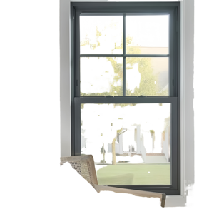 Ventanas Americanas de Aluminio Blancas y Negras, Resistentes a Huracanes, Abatibles, Dobles y Simples - Product Image 1