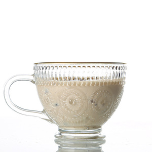 Vente en gros d'usine, tasse <span class=keywords><strong>à</strong></span> petit déjeuner populaire sur Internet, style européen, forme rétro, origine Chine, tasse <span class=keywords><strong>à</strong></span> lait d'avoine, <span class=keywords><strong>café</strong></span>, jus, <span class=keywords><strong>verre</strong></span> - Product Image 3