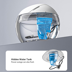 Nouvelle toilette intelligente en céramique colorée en forme d'œuf, lavage automatique, WC intelligent pour <span class=keywords><strong>salle</strong></span> <span class=keywords><strong>de</strong></span> <span class=keywords><strong>bain</strong></span> - Product Image 5