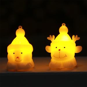 Mini Luces LED de Navidad 5.8x5.6x4cm Blanco Cálido Luces de Santa/Muñeco de Nieve Ecológicas 3xLR44 Batería IP20 ¡Gran Oferta! Precio al por Mayor - Product Image 3