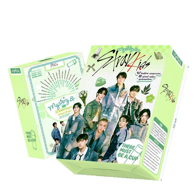 STRAYKIDS Surprise Blind Box Felix HyunJin Lucky Gift Box Celebrity Stationery Set Glass 5-7 Years
