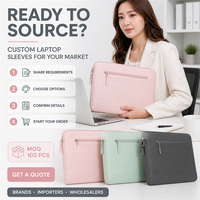 Housse d'ordinateur portable OEM personnalisée légère avec doublure en polaire Oxford résistante à l'eau pour le bureau, les trajets quotidiens et les voyages