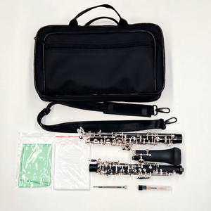 Oboe professionnel en bois plaqué argent avec <span class=keywords><strong>double</strong></span> anneau en ABS, fourni directement par le fabricant transfrontalier - Product Image 4