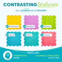Tapis de jeu sensoriel coloré en silicone multifonctionnel à texture apaisante et tactile pour la thérapie de l'autisme