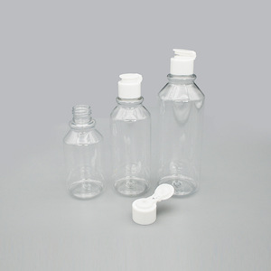 Transparent Plastic Squeeze <b>Bottles</b> 150ml <b>200ml</b> 300ml Screw Cap Cosmetic Packaging Cylinder Shape Customizable - Product Image 3