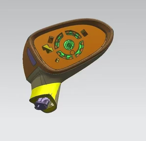 CS боковое зеркало автомобиля крышка бокового вида зеркало для bentley Летающая шпора - Product Image 4